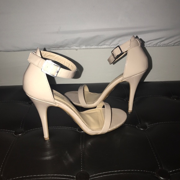 Charlotte Russe Shoes - Anne Michelle nude patent pumps. Size 9